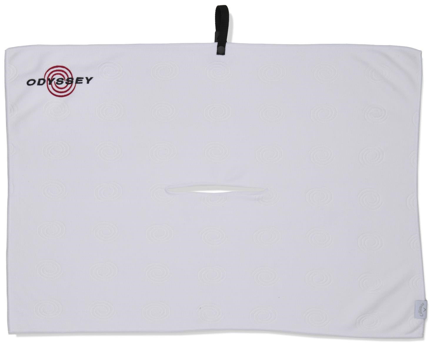 Odyssey Microfiber golfový uterák 30"x20" (76x50cm), biela