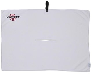Odyssey Microfiber golfový uterák 30"x20" (76x50cm), biela
