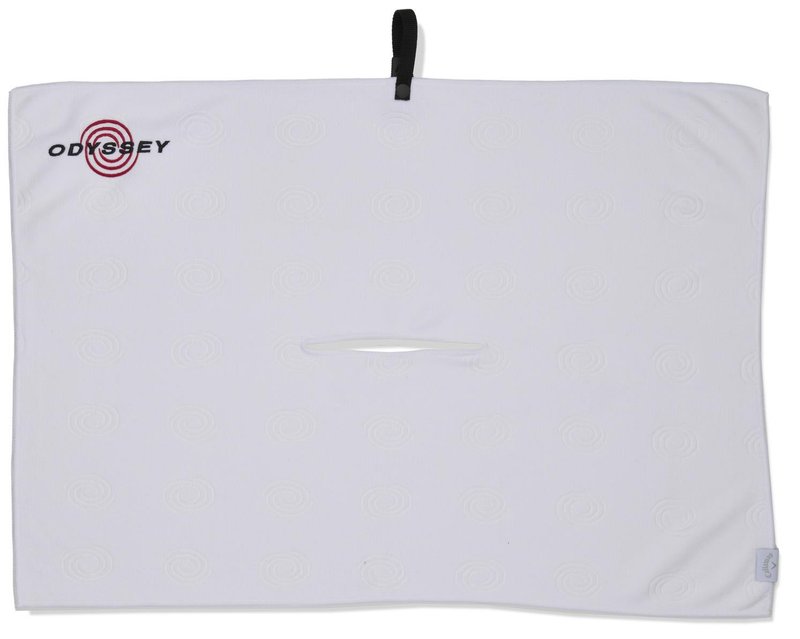 Odyssey Microfiber golfový uterák 30"x20" (76x50cm), biela