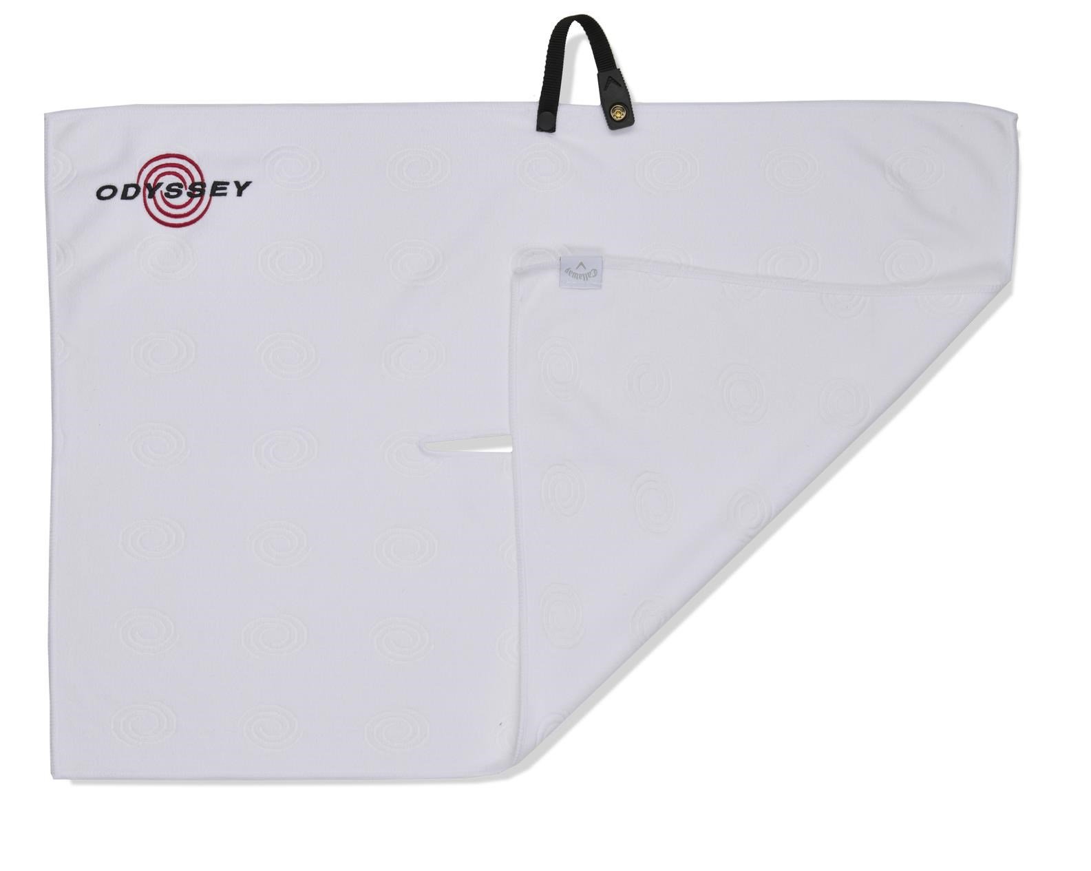 Odyssey Microfiber golfový uterák 30"x20" (76x50cm), biela