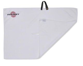 Odyssey Microfiber golfový uterák 30"x20" (76x50cm), biela