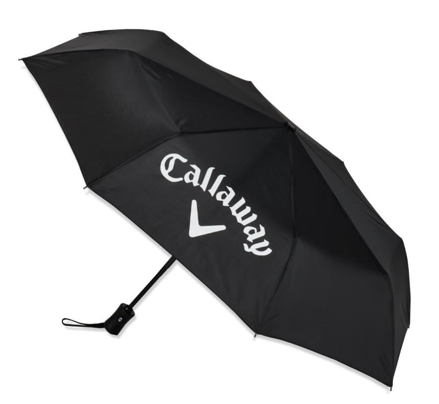 Callaway 43" Single Canopy Collapsible dáždnik, čierna/biela