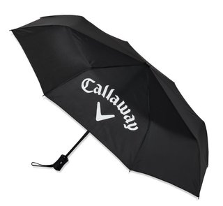 Callaway 43" Single Canopy Collapsible dáždnik, čierna/biela