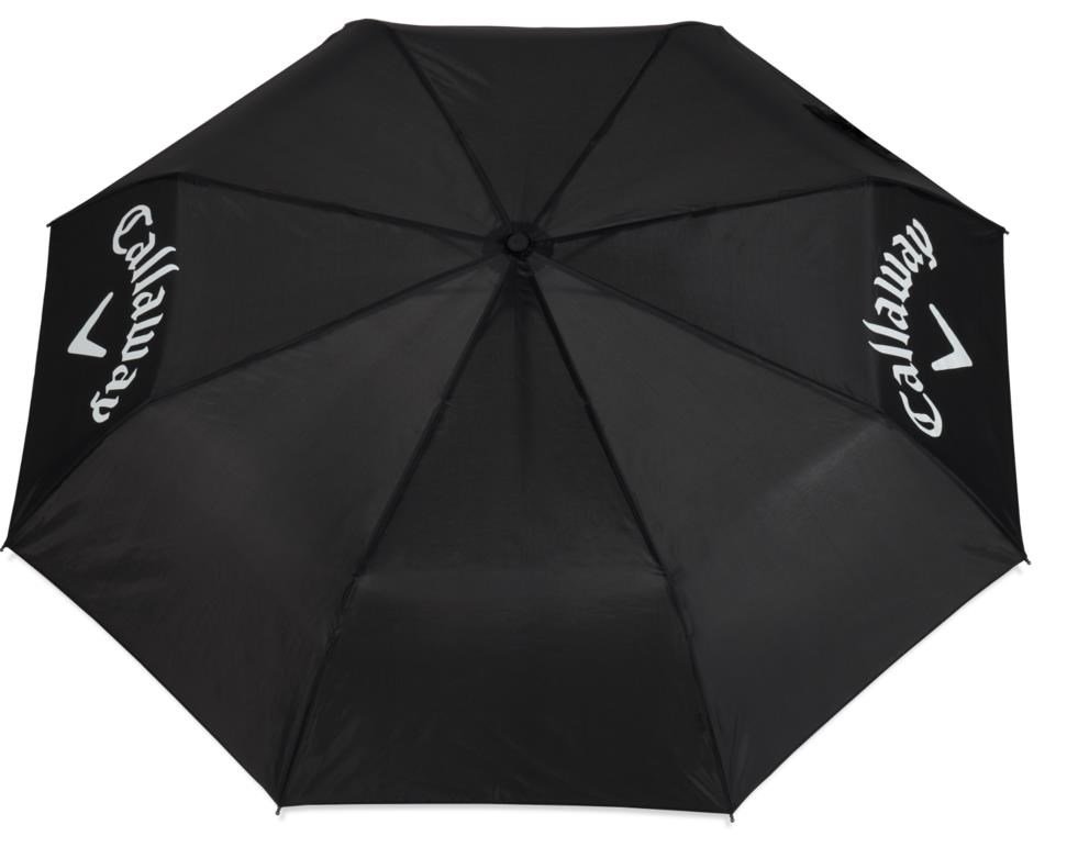 Callaway 43" Single Canopy Collapsible dáždnik, čierna/biela