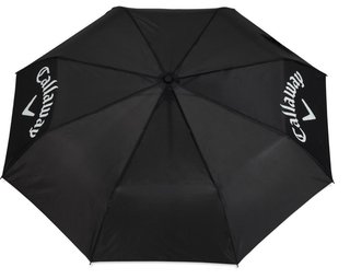 Callaway 43" Single Canopy Collapsible dáždnik, čierna/biela