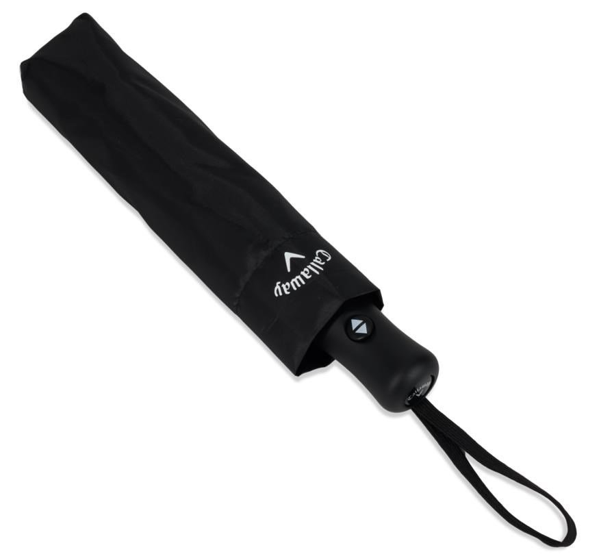 Callaway 43" Single Canopy Collapsible dáždnik, čierna/biela
