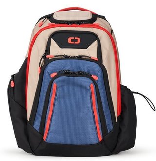 Ogio Gambit Pro Backpack 25L taška, tan/blue/red