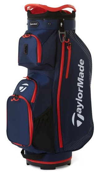 TaylorMade Pro cart bag, tmavomodrá/červená