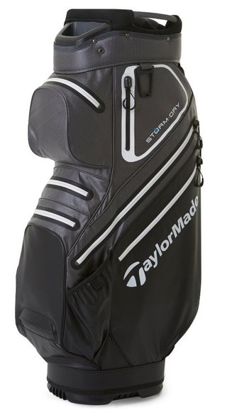 TaylorMade Storm-Dry Waterproof cart bag, čierno/sivý
