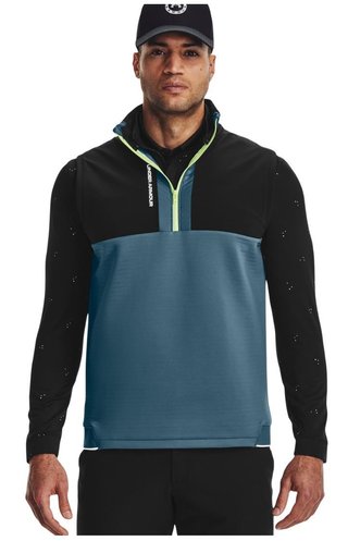 Under Armour Storm Daytona pánska vesta, čierna/static blue