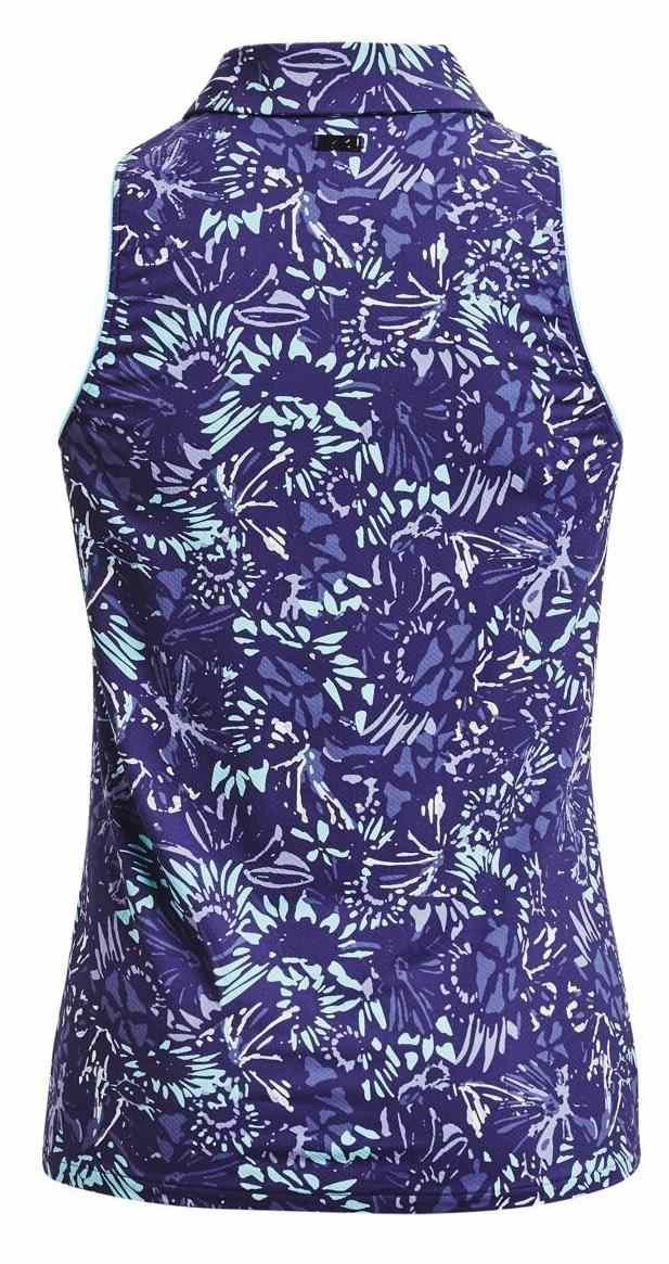 Under Armour Iso-Chill Sleeveless dámske polo, sonar blue