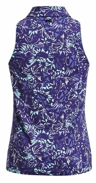 Under Armour Iso-Chill Sleeveless dámske polo, sonar blue