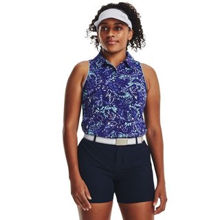 Under Armour Iso-Chill Sleeveless dámske polo, sonar blue