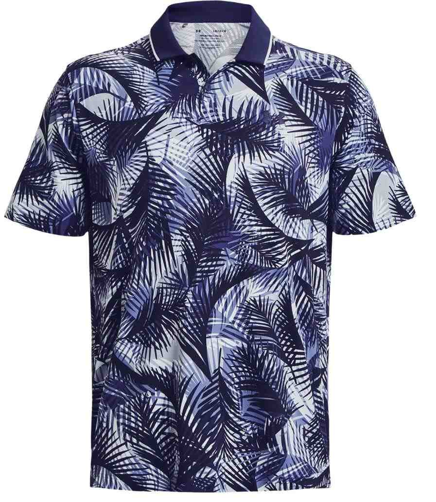 Under Armour Iso-Chill Graphic Palm pánske polo, navy