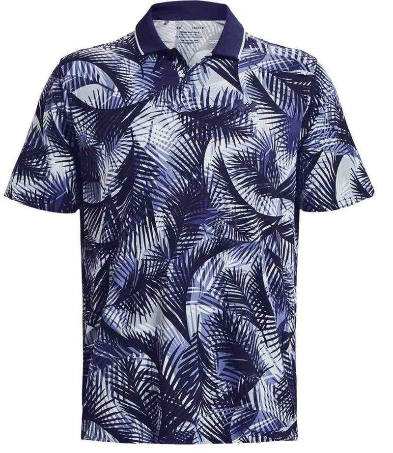 Under Armour Iso-Chill Graphic Palm pánske polo, navy