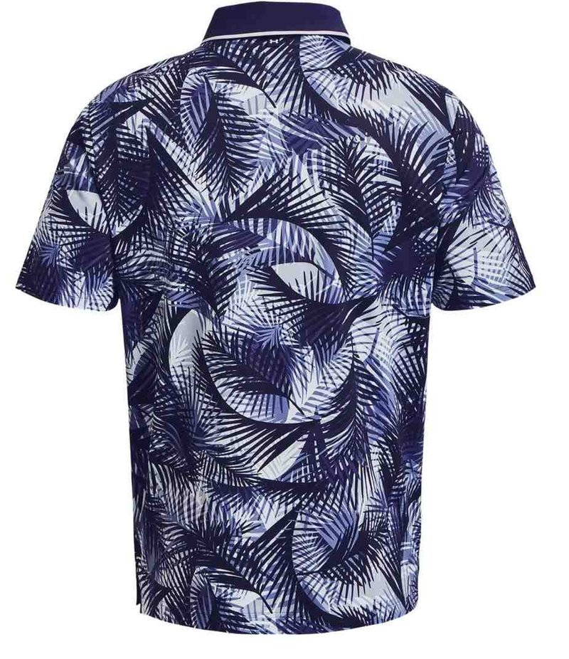 Under Armour Iso-Chill Graphic Palm pánske polo, navy