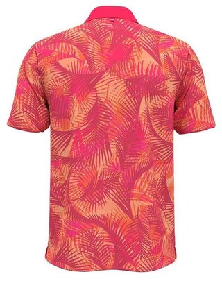 Under Armour Iso-Chill Graphic Palm pánske polo, ružové