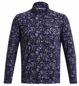 Under Armour Playoff Printed 1/4 Zip pánska mikina, navy
