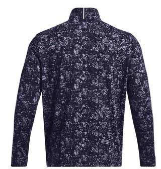 Under Armour Playoff Printed 1/4 Zip pánska mikina, navy