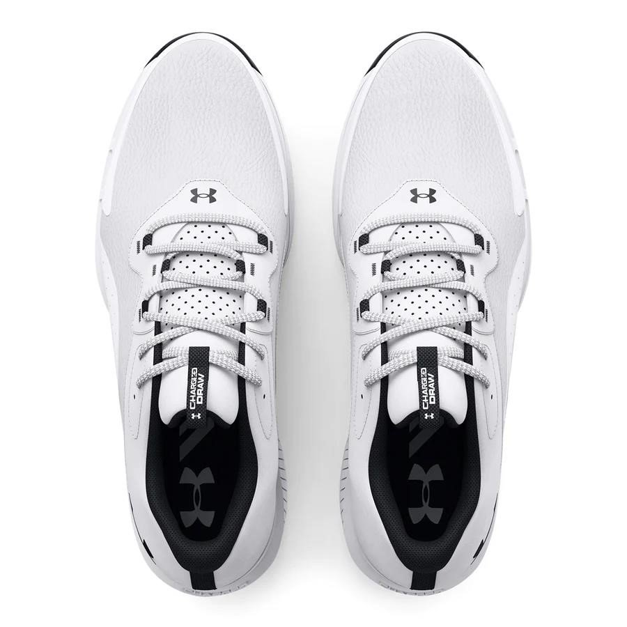 Under Armour Charged Draw 2 pánske golfové topánky, biele