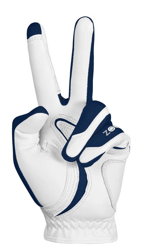 Zoom Zoom Hybrid pánská golfová rukavica, bielo/modrá