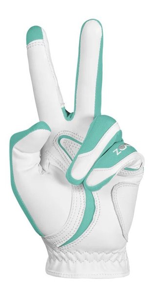 Zoom Zoom Hybrid dámská golfová rukavica, biela/mätová