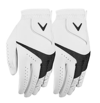 Callaway Weather Spann dámske golfové rukavice (2pack), biele