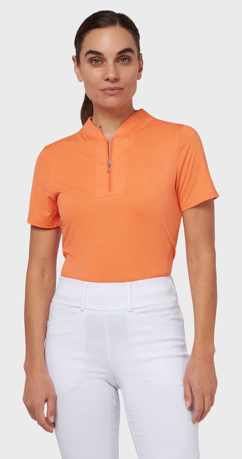 Callaway Tonal Heather dámske polo, nectarine heather