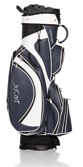 JuCad Manager Plus cart bag, tmavomodrý/biely