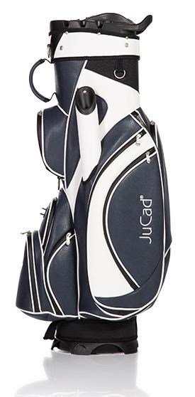 JuCad Manager Plus cart bag, tmavomodrý/biely