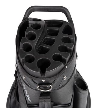 JuCad Manager Plus cart bag, tmavomodrý/biely