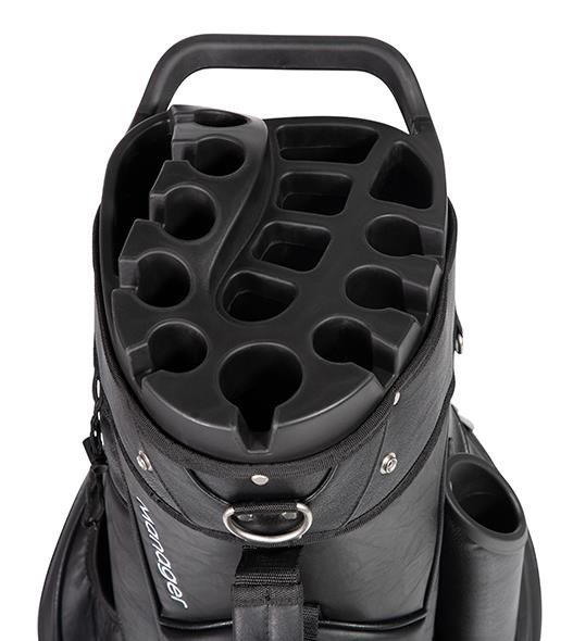 JuCad Manager Plus cart bag, tmavomodrý/biely