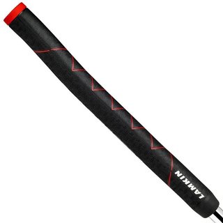 Lamkin SINKFIT Rubber Straight putter grip, STANDARD, čierna/červená