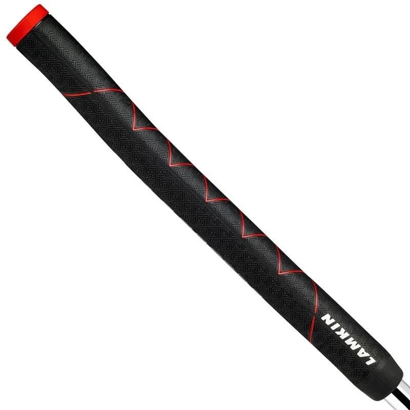 Lamkin SINKFIT Rubber Straight putter grip, STANDARD, čierna/červená