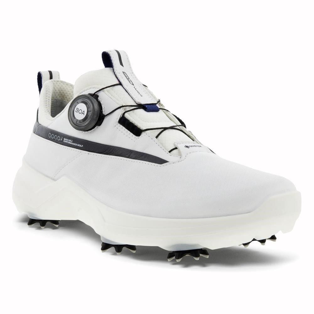 Ecco Biom G5 BOA pánske golfové topánky, biele