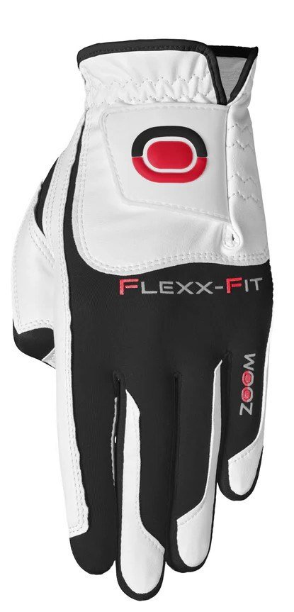 Zoom Zoom Hybrid pánská golfová rukavica, biela/čierna/červená