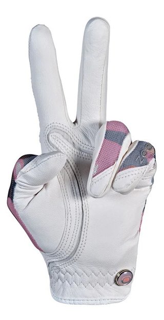 Zoom Zoom Sun Style dámska golfová rukavica, bielo/ružová