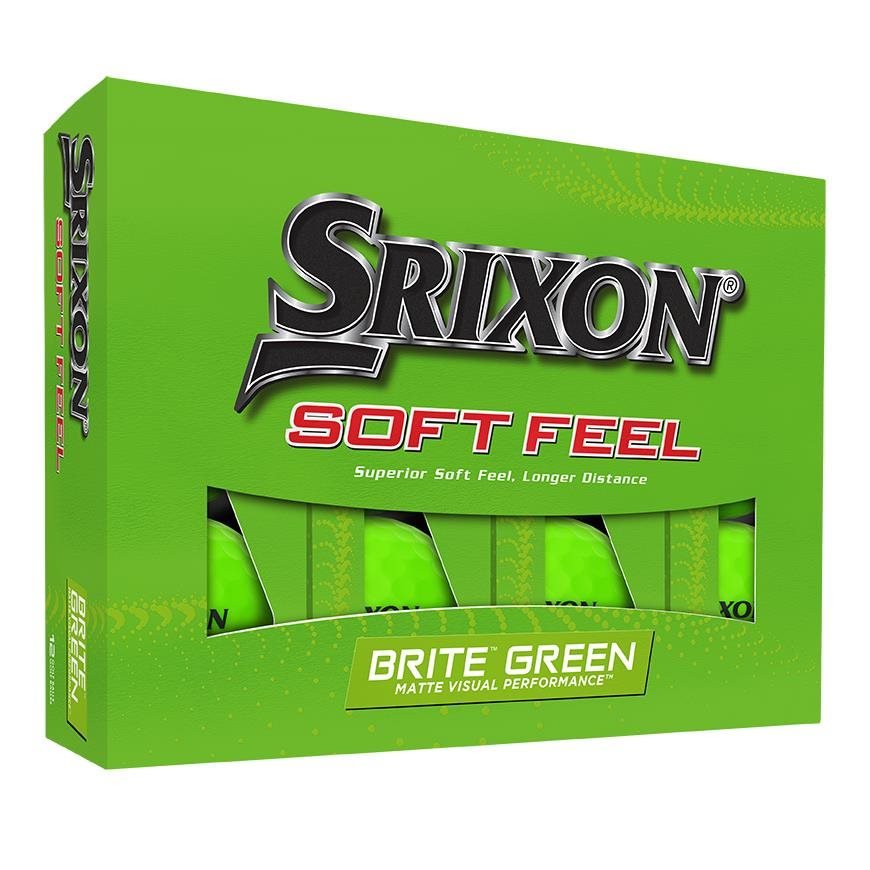 Srixon Soft Feel Brite golfové loptičky, zelené