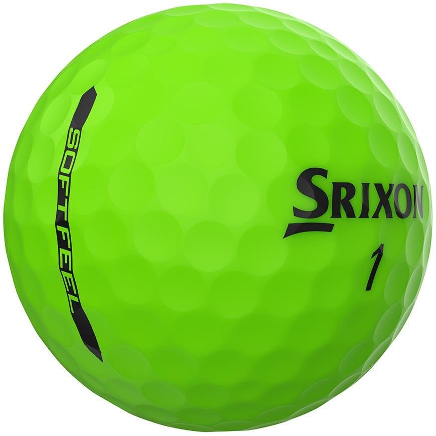 Srixon Soft Feel Brite golfové loptičky, zelené
