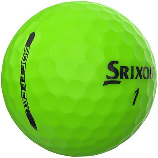 Srixon Soft Feel Brite golfové loptičky, zelené