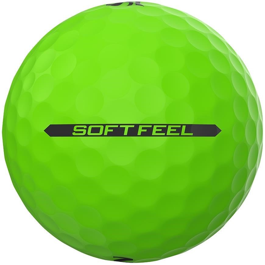 Srixon Soft Feel Brite golfové loptičky, zelené