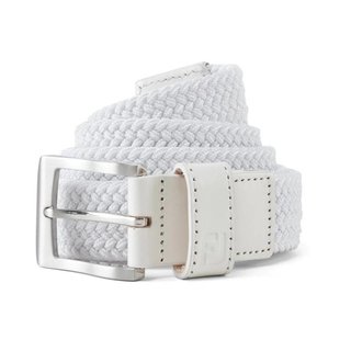 FootJoy Braided pánsky opasok, biely