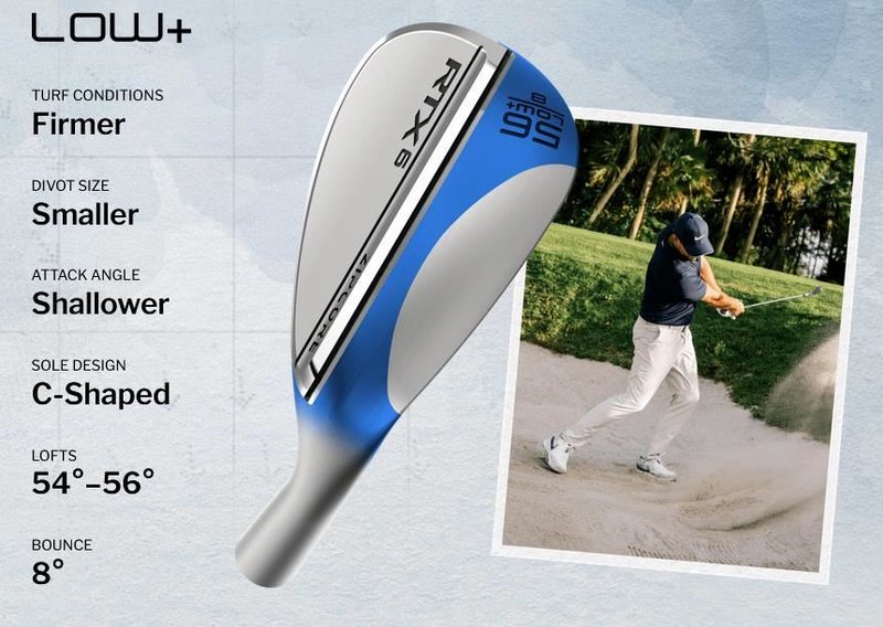 Cleveland RTX 6 ZipCore Tour Satin pánsky wedge, oceľ