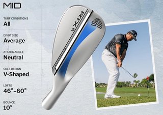 Cleveland RTX 6 ZipCore Tour Satin pánsky wedge, oceľ