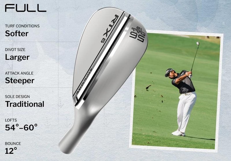 Cleveland RTX 6 ZipCore Tour Satin pánsky wedge, oceľ