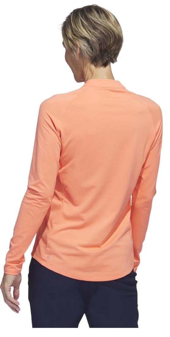Adidas Solid Quarter Zip Long Sleeve dámska mikina, coral fusion