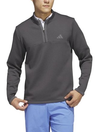 Adidas Microdot 1/4 pánska mikina, čierno/biela