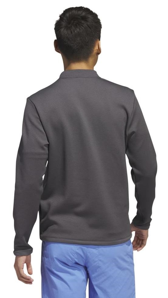 Adidas Microdot 1/4 pánska mikina, čierno/biela