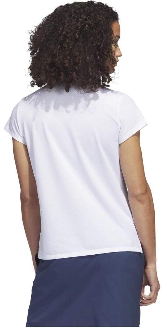 Adidas Go-To Heathered dámske polo, white melange