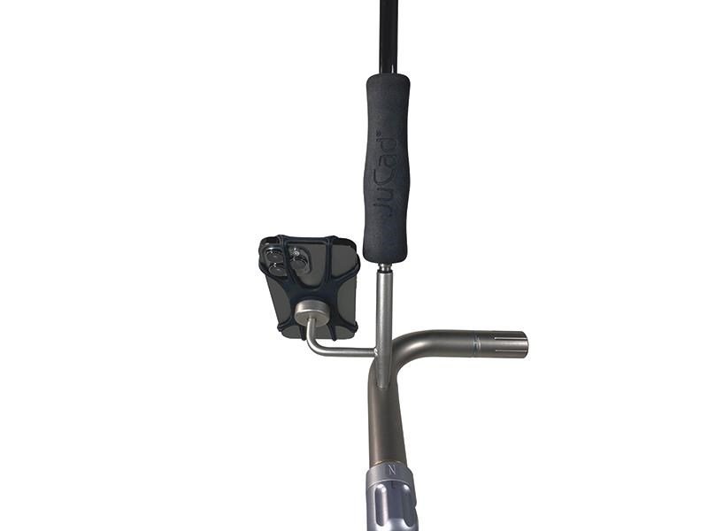 JuCad smartphone holder with umbrella extension príslušenstvo k vozíkom, titanium